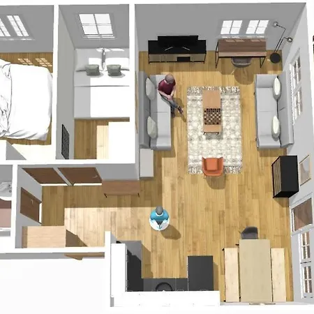 Nordic Retreat With Free Parking דירה לויקרבאד